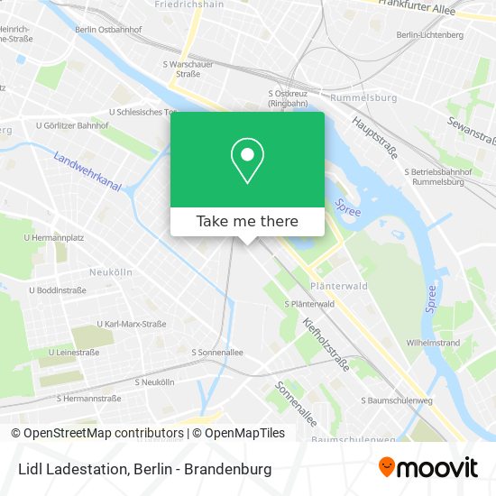 Карта Lidl Ladestation