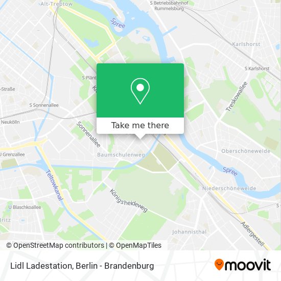 Lidl Ladestation map
