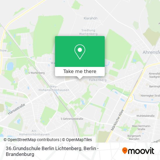36.Grundschule Berlin Lichtenberg map