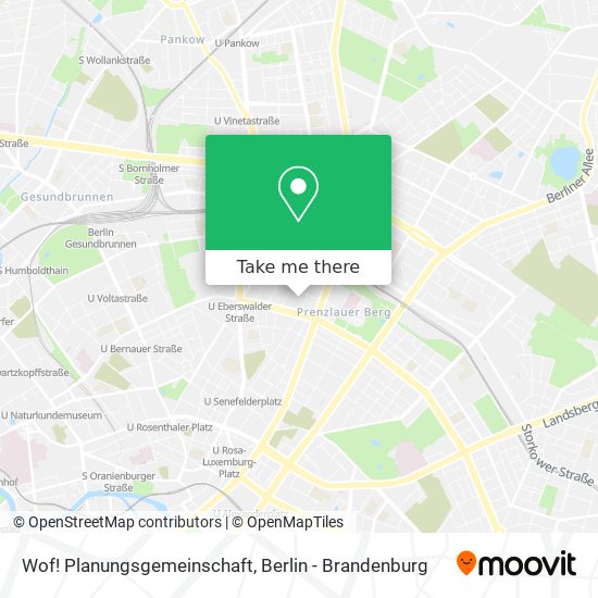 Wof! Planungsgemeinschaft map