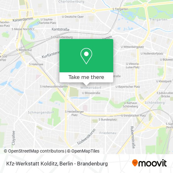 Карта Kfz-Werkstatt Kolditz