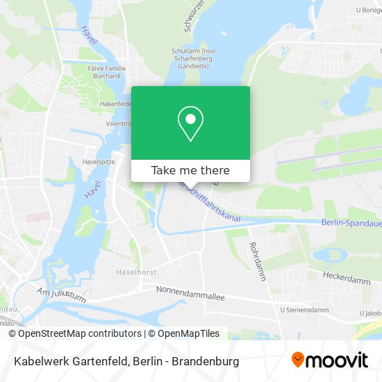 Kabelwerk Gartenfeld map