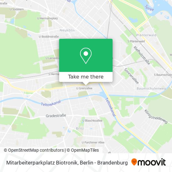 Mitarbeiterparkplatz Biotronik map