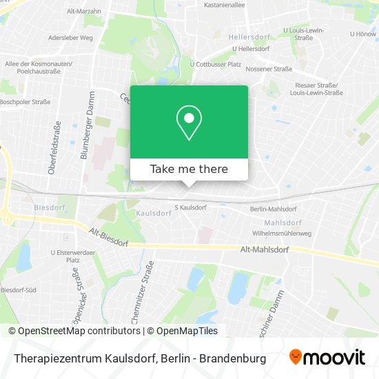 Therapiezentrum Kaulsdorf map