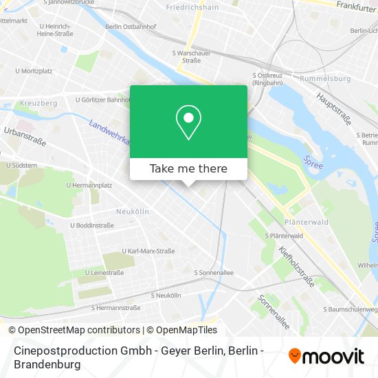 Cinepostproduction Gmbh - Geyer Berlin map