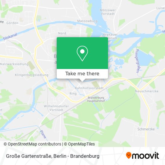 Große Gartenstraße map