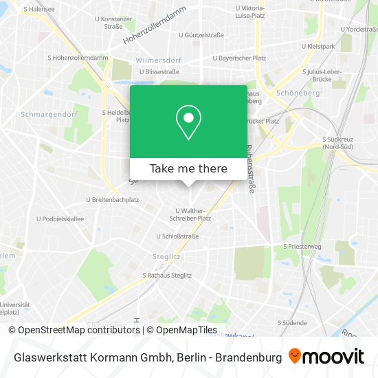 Glaswerkstatt Kormann Gmbh map