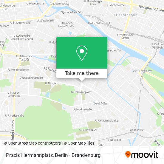 Praxis Hermannplatz map