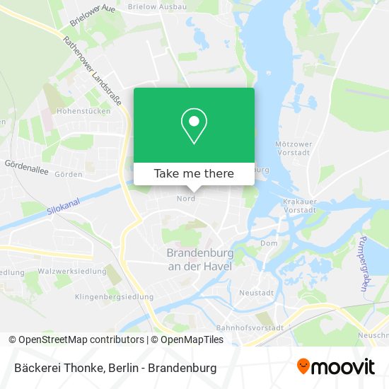Bäckerei Thonke map