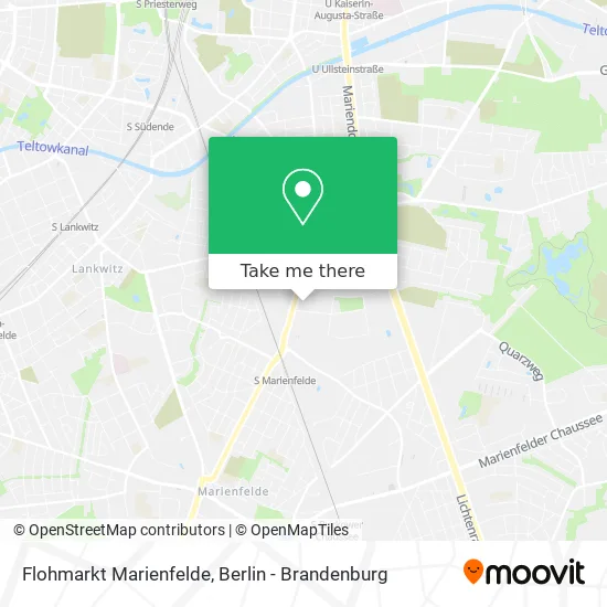 Flohmarkt Marienfelde map