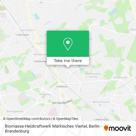 Biomasse-Heizkraftwerk Märkisches Viertel map