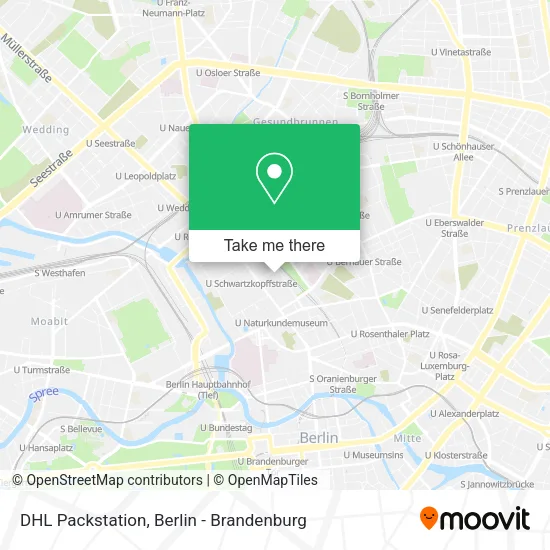 DHL Packstation map