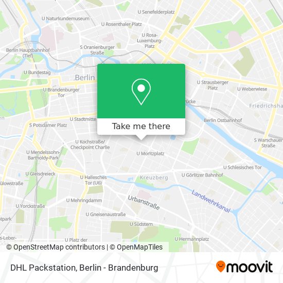 DHL Packstation map