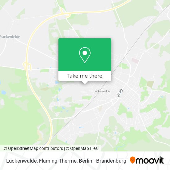 Luckenwalde, Flaming Therme map