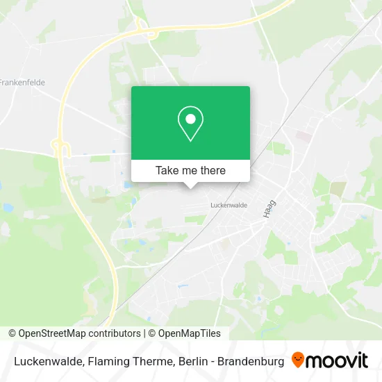 Карта Luckenwalde, Flaming Therme