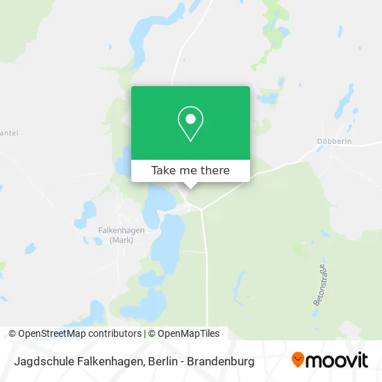 Jagdschule Falkenhagen map