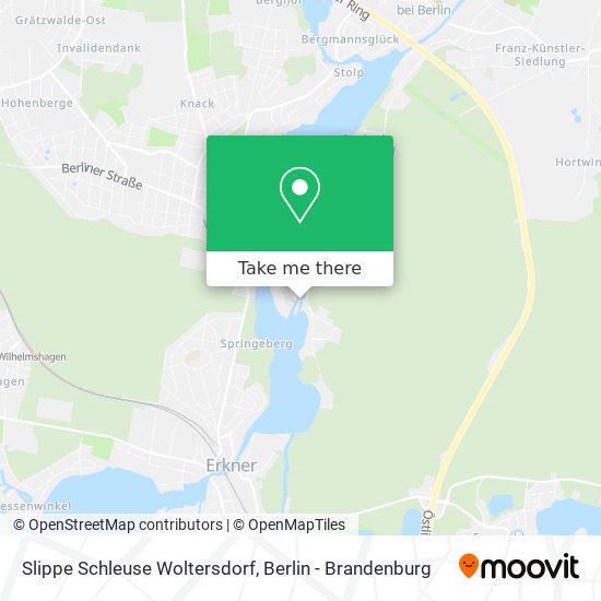 Slippe Schleuse Woltersdorf map