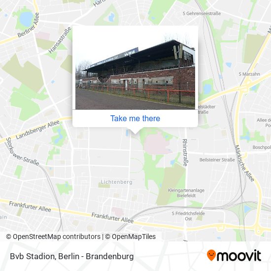 Bvb Stadion map