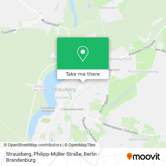 Strausberg, Philipp-Müller-Straße map