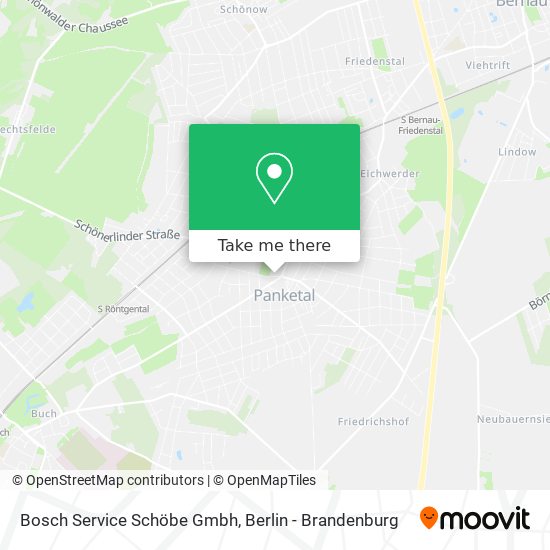 Bosch Service Schöbe Gmbh map