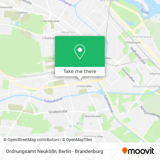 Карта Ordnungsamt Neukölln