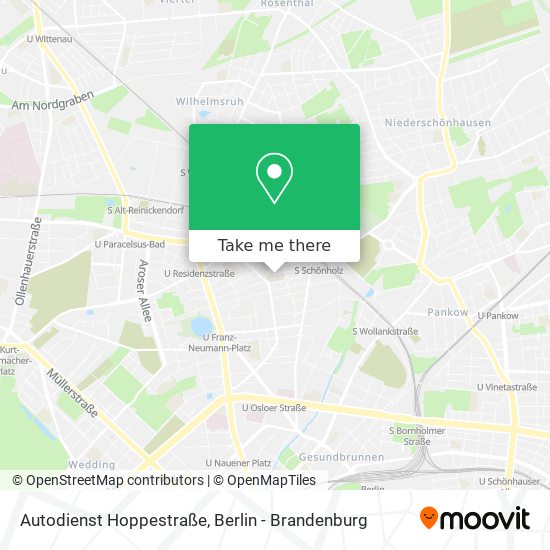 Autodienst Hoppestraße map