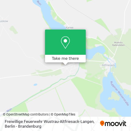 Freiwillige Feuerwehr Wustrau-Altfriesack-Langen map
