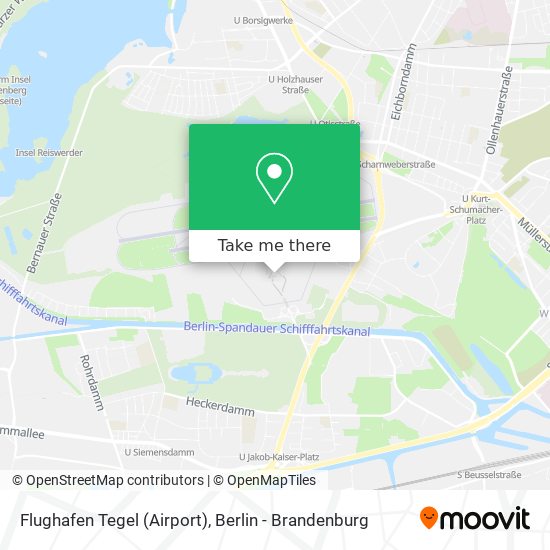 Flughafen Tegel (Airport) map
