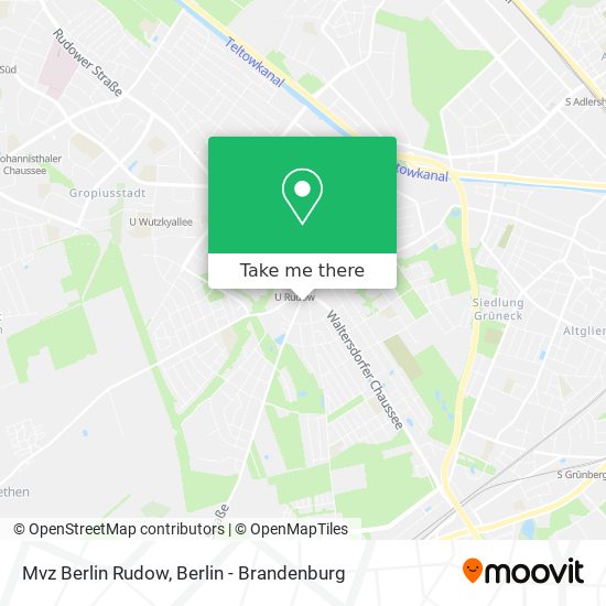 Карта Mvz Berlin Rudow