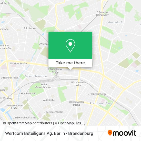 Wertcom Beteiliguns Ag map