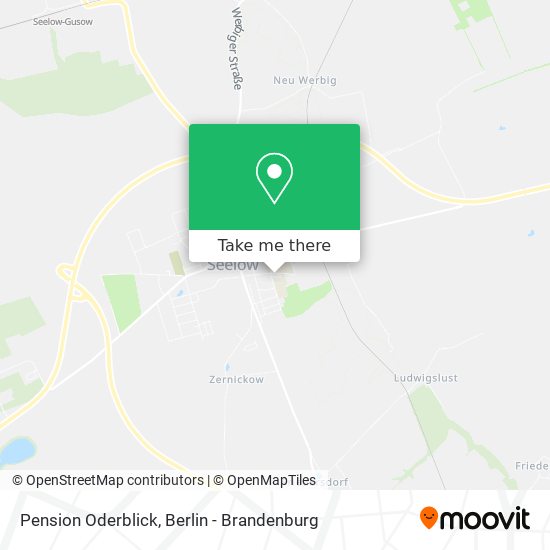 Pension Oderblick map