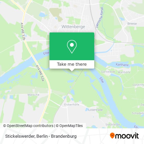 Stickelswerder map