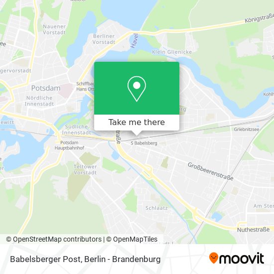 Babelsberger Post map