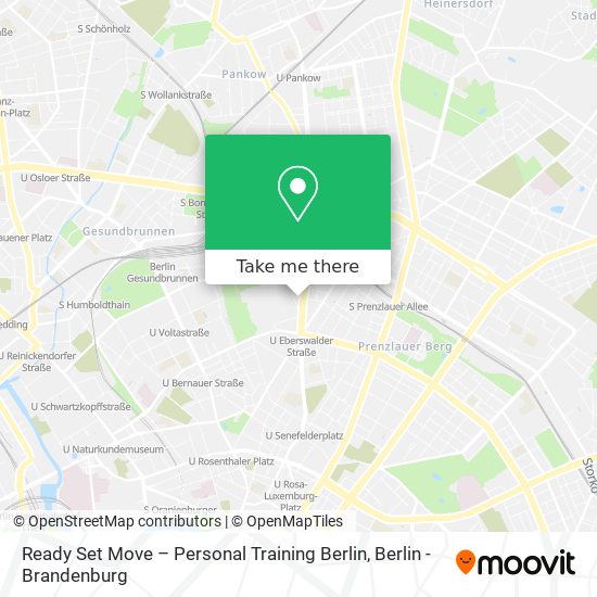 Ready Set Move – Personal Training Berlin map