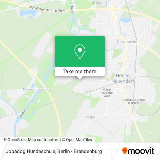 Jobadog Hundeschule map