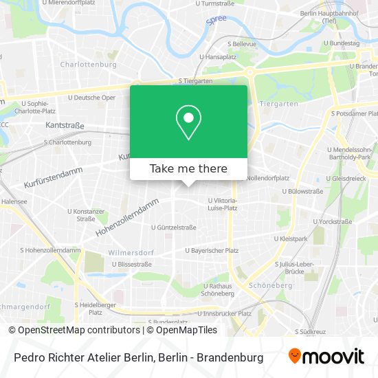 Pedro Richter Atelier Berlin map