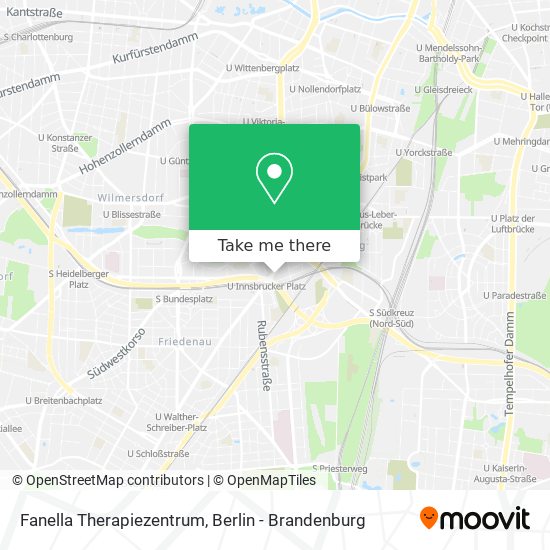 Fanella Therapiezentrum map