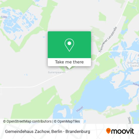 Gemeindehaus Zachow map