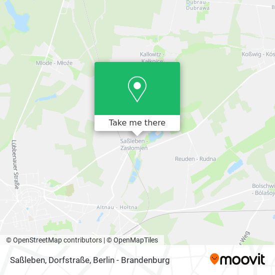 Карта Saßleben, Dorfstraße