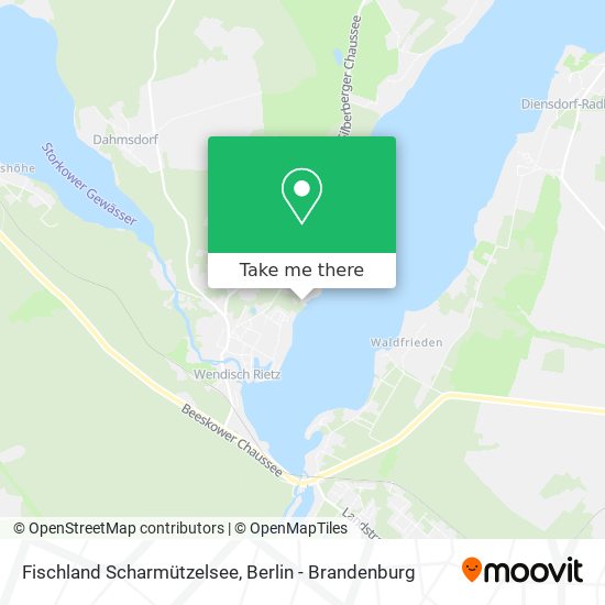 Карта Fischland Scharmützelsee