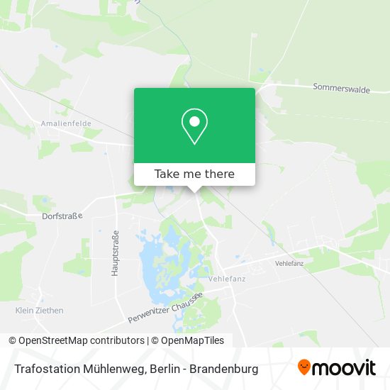 Trafostation Mühlenweg map