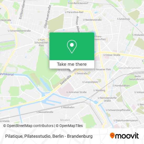 Pilatique, Pilatesstudio map
