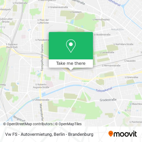 Vw FS - Autovermietung map