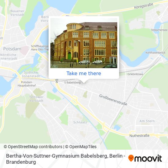 Bertha-Von-Suttner-Gymnasium Babelsberg map