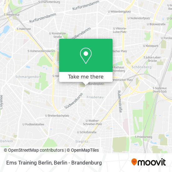 Ems Training Berlin map