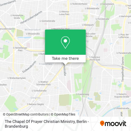 The Chapel Of Prayer Christian Ministry map