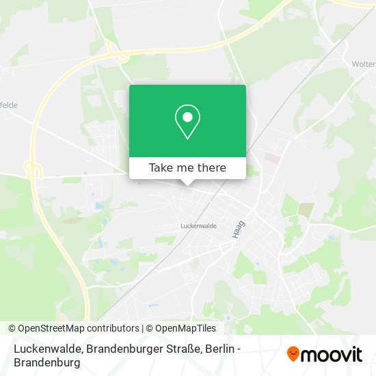 Luckenwalde, Brandenburger Straße map