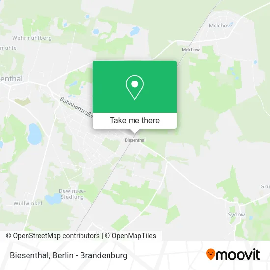 Карта Biesenthal