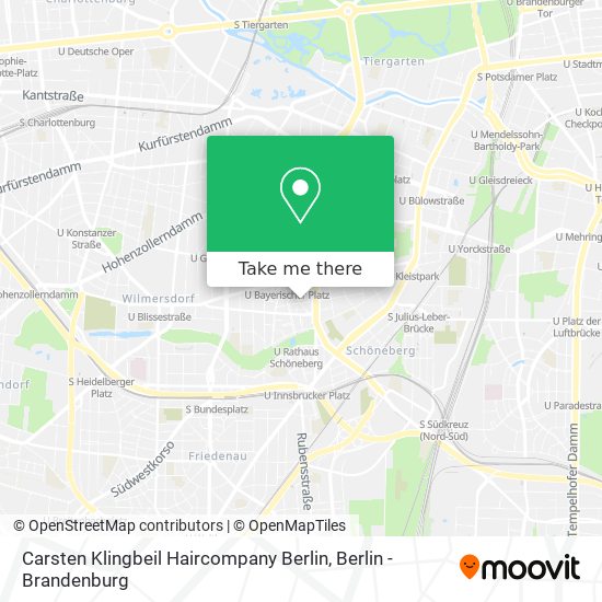 Carsten Klingbeil Haircompany Berlin map