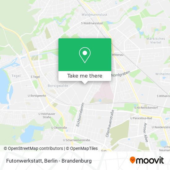 Futonwerkstatt map